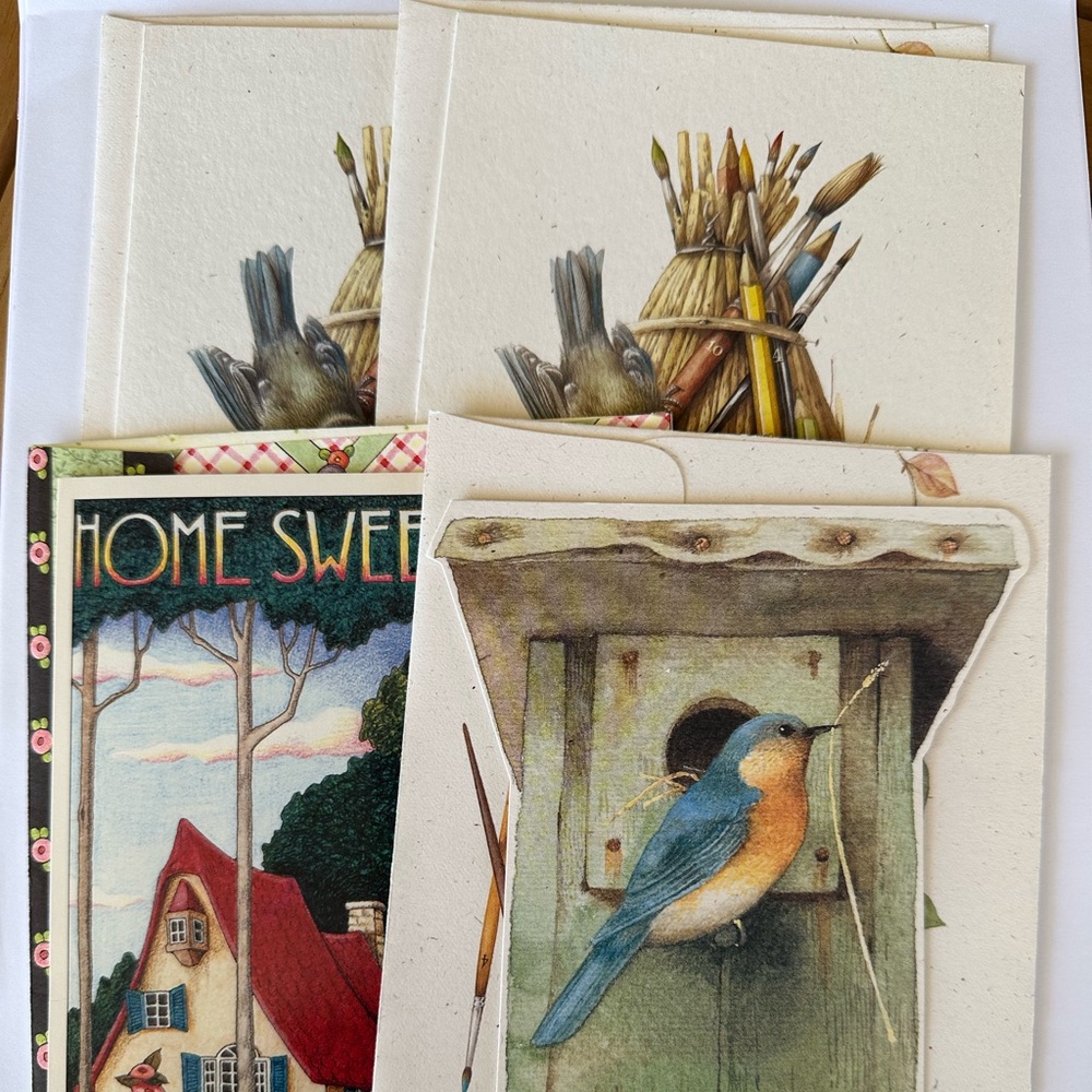 Marjolien Basten (3) and Mary Engelbreit (1) Collector Greeting Cards